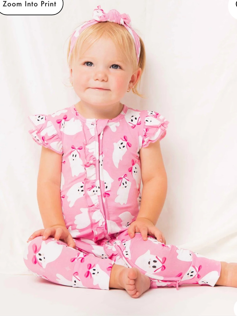 Bums & Roses BOOsties Forever Cap Sleeve Romper size 2t